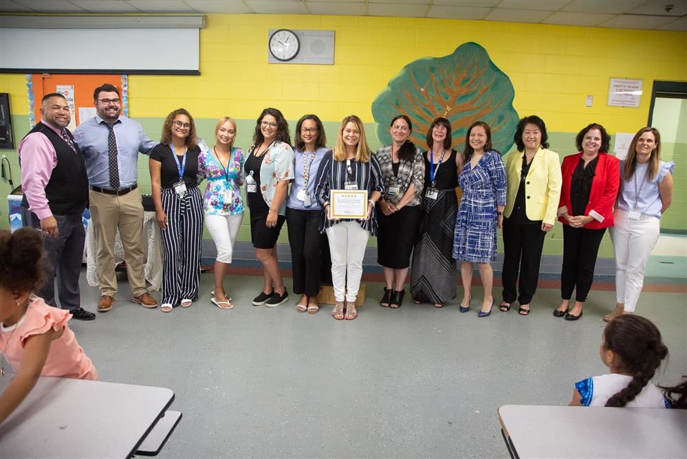PPSD, RIDE, and PTU celebrated Young Woods Elementary School becoming the first Pre-K program.